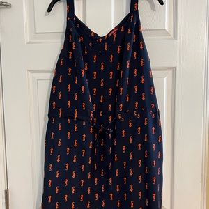 Merona XL spaghetti strap Navy dress